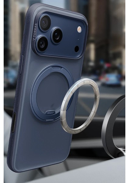 Apple iPhone 17 Pro Max O Stand R Fitness Serisi Magsafe Kılıf - Lacivert fırsatları