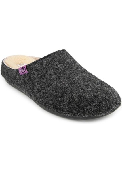 Iontas 36900-086 Kadın Kışlık Ev Terliği Füme 36-40