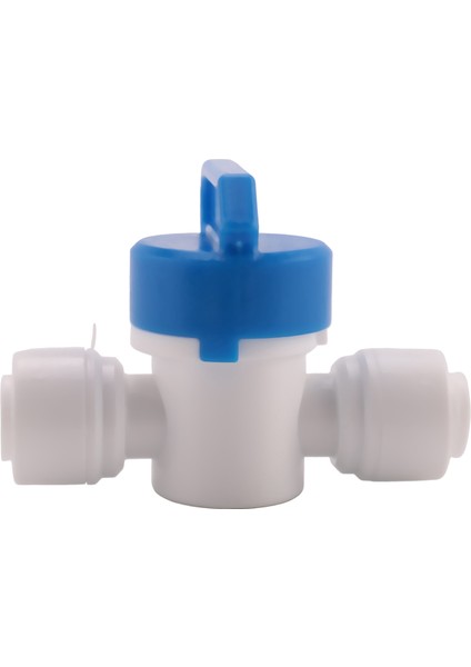 Çap Bilyalı Valf Hızlı Bağlantı Montajı 1/4 x 1/4 Inç Od Valf Su Sistemi (Paket 10) (Yurt Dışından)