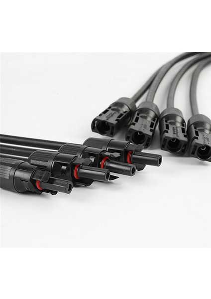 1 Çift 4 Şube Y Tip Adaptör Erkek ve Dişi Güneş Konektörleri 4 Ila 1 Panel Kablo Fotovoltaik Konektör Adaptörü (Yurt Dışından) indirimleri