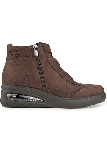 Baie Anatomik Air Max Tabanlı Hakiki Deri Kadın Bot