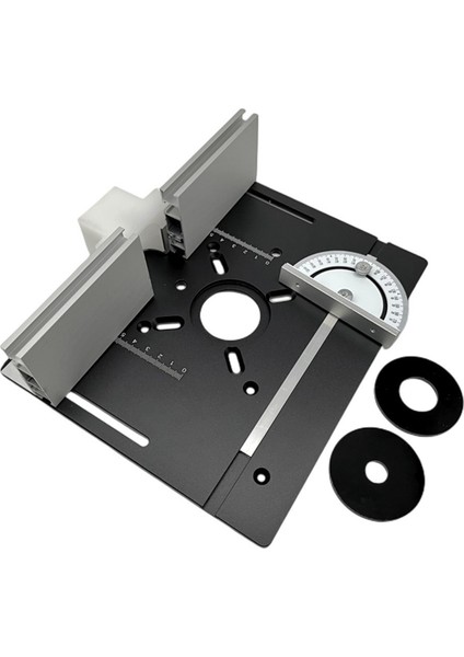 Yönlendirici Kaldırma Sistemi ve Alüminyum Yönlendirici Masa Ek Plakası, Elektrik Düzeltici Ahşap Gravür Yönlendirici Yuva Makinesi Siyah (Yurt Dışından) modelleri