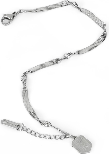 Singapur Çelik Bileklik Unisex Tasarım 19 cm Paslanmaz Çelik ile Uzun Ömürlü indirimleri