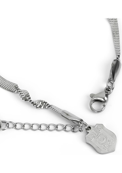 Singapur Çelik Bileklik Unisex Tasarım 19 cm Paslanmaz Çelik ile Uzun Ömürlü