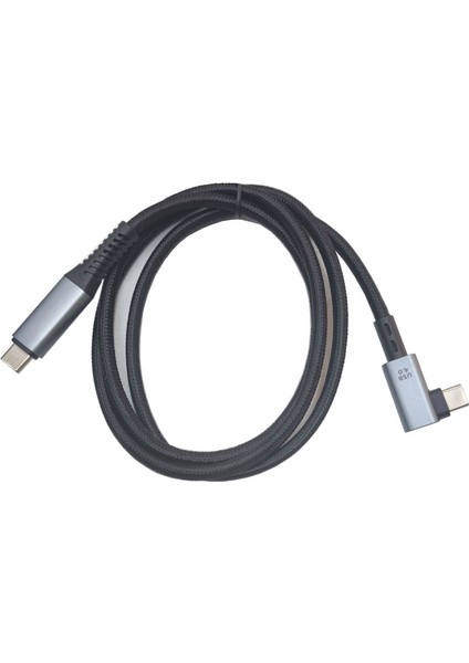 USB Type C 4.0 8k 60 Hz Görüntü Desteği 90 Derece Dijital Göstergeli 1m indirimleri