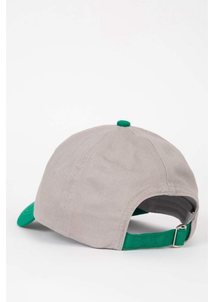 Erkek Çocuk Nakışlı Pamuklu Beyzbol Basketbol Şapkası