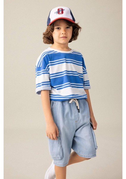 Erkek Çocuk Jean Şort C0578A824HS