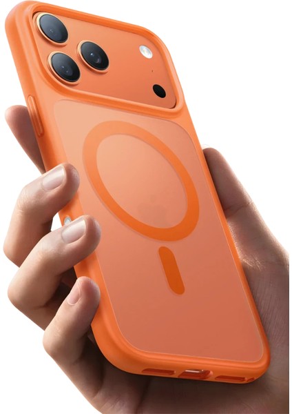 Apple iPhone 17 Pro Guardian Magsafe Kılıf - Turuncu modelleri