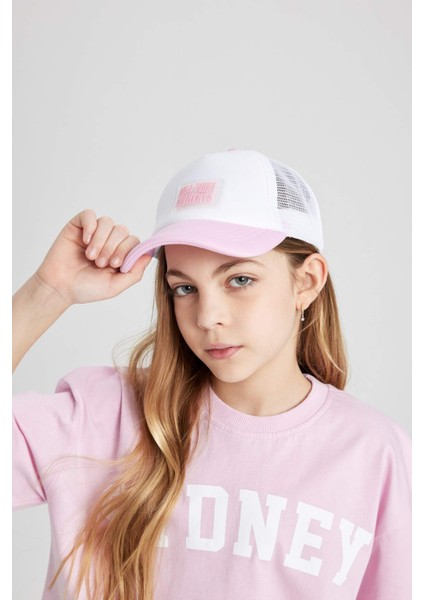 Kız Çocuk Pamuklu Cap Şapka