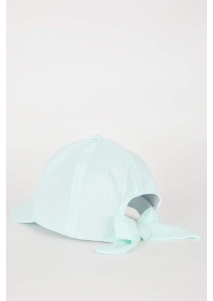 Kız Çocuk Baskılı Gabardin Beyzbol Basketbol Şapkası B7601A824SM