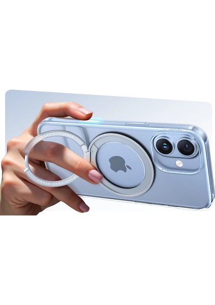 Apple iPhone 17 O Stand Pro Serisi Magsafe Kılıf - Şeffaf modelleri