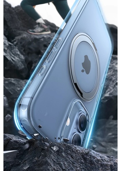 Apple iPhone 17 O Stand Pro Serisi Magsafe Kılıf - Şeffaf indirimleri