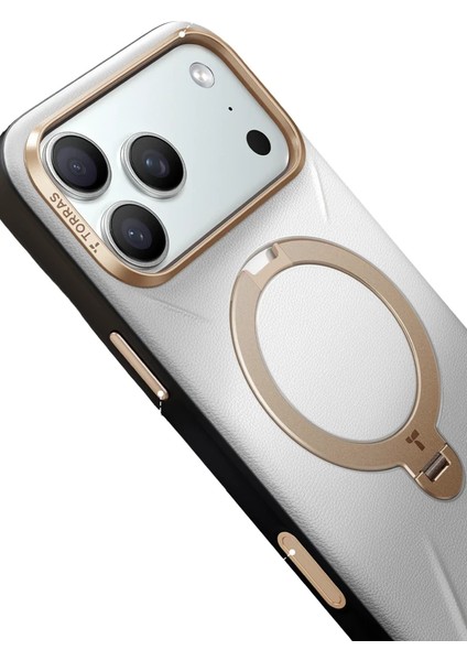 Apple iPhone 17 Pro Max O Stand Spin Vegskin Serisi Magsafe Kılıf - Gri indirimleri