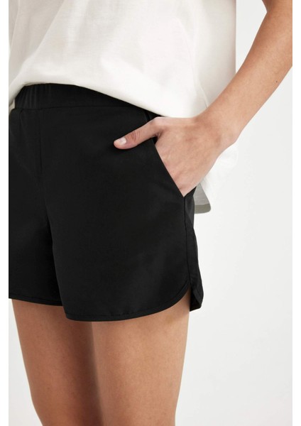 Regular Fit Deniz Şortu-Fall in Love T5639AZ24SM