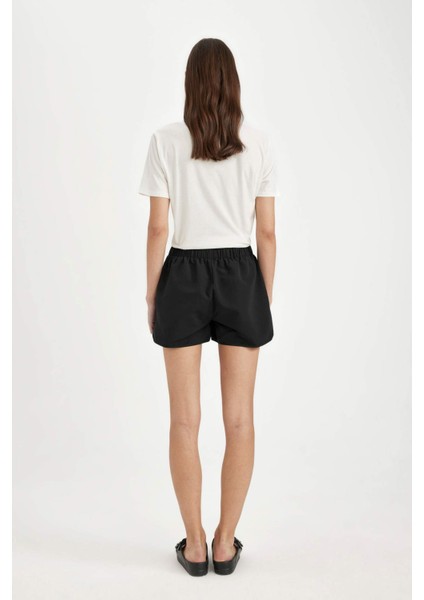 Regular Fit Deniz Şortu-Fall in Love T5639AZ24SM