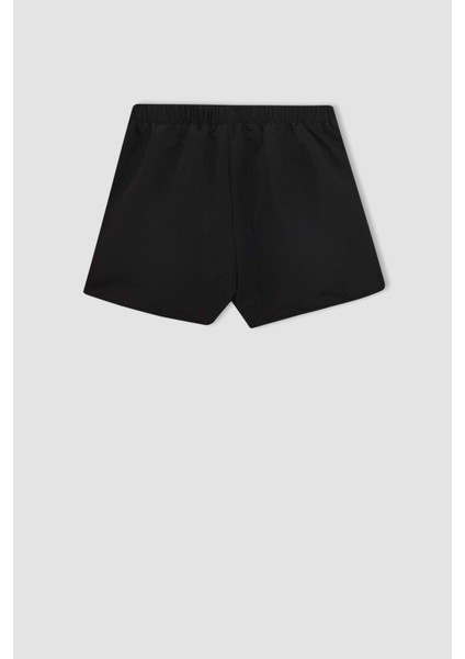 Regular Fit Deniz Şortu-Fall in Love T5639AZ24SM