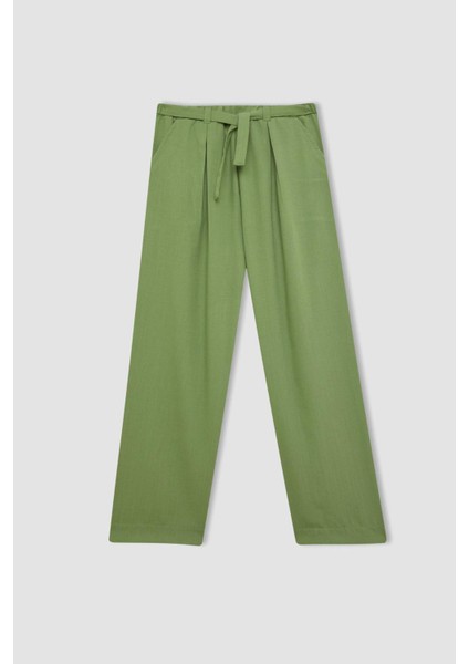 Kız Çocuk Wide Leg Geniş Paça Pantolon C0273A824SM