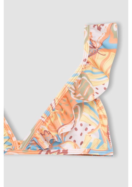 Kız Çocuk Desenli Bikini Takımı B7033A824SM