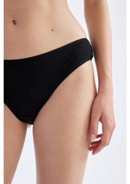 Ribana 3'lü Paketli Basic Düz Brazilian Slip Külot-Fall in Love A3474AX24SM