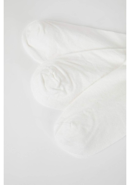 Kadın Dikişsiz 3'lü Bambu Patik Çorap