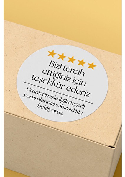 Sticker Paketleme Kargo Ambalaj Etiketi - 4X4CM 70 Adet