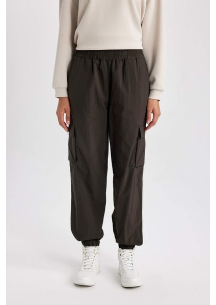 Fit Standart Fit Basic Düz Paraşüt Pantolon C0373AX23WN