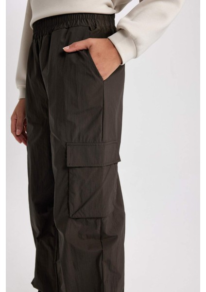 Fit Standart Fit Basic Düz Paraşüt Pantolon C0373AX23WN