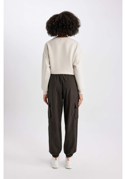 Fit Standart Fit Basic Düz Paraşüt Pantolon C0373AX23WN