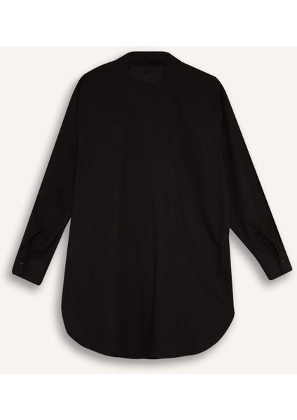 Regular Fit Pamuklu Plaj Gömleği-Fall in Love W8241AZ24SM