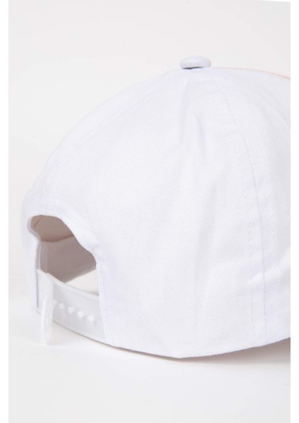 Kız Çocuk Nakışlı Pamuklu Cap Şapka X0735A624SM