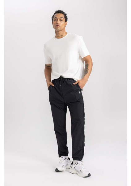 Fit Jogger Eşofman Altı Standart Fit Dokuma Çift Cepli B4777AX24SP