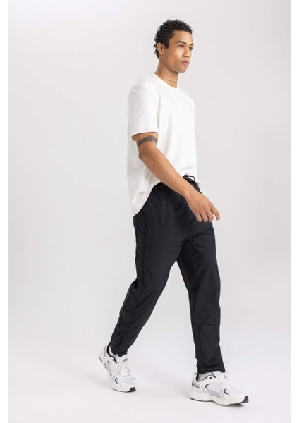 Fit Jogger Eşofman Altı Standart Fit Dokuma Çift Cepli B4777AX24SP