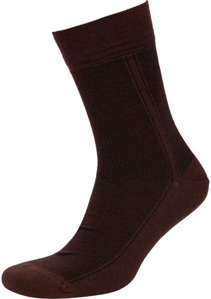 Erkek Dikişsiz 3'lü Bambu Uzun Çorap C0170AXNS