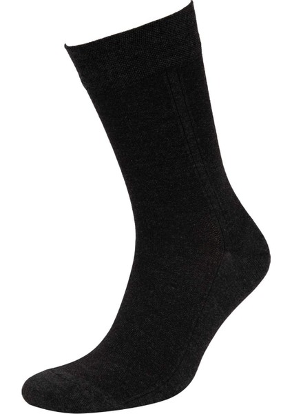 Erkek Dikişsiz 3'lü Bambu Uzun Çorap C0170AXNS