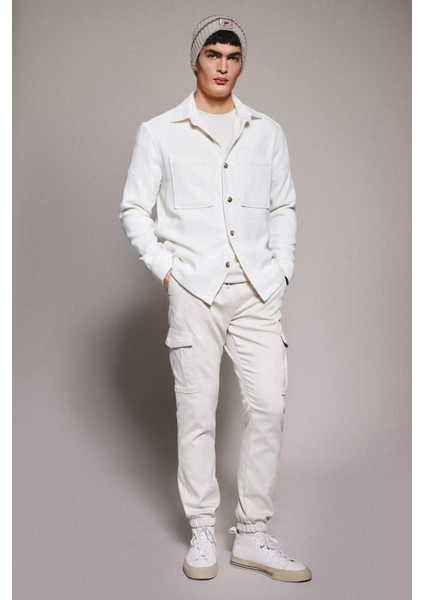 Jogger Taktik Pantolon Normal Bel Kargo Cepli W8024AZ24SP