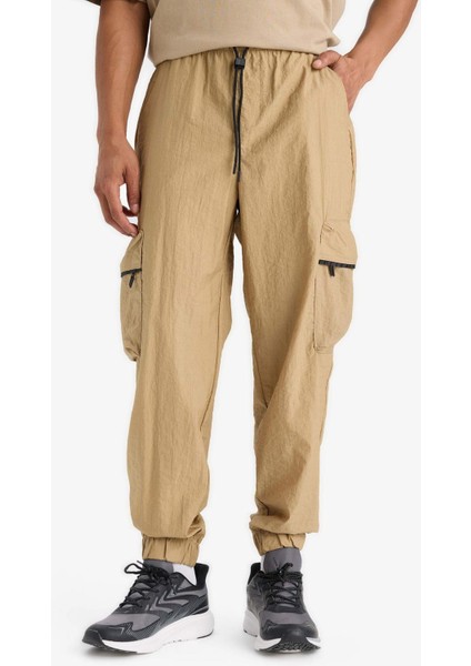 Fit Oversize Geniş Kalıp Kargo Cepli Dokuma Pantolon C1528AX24SM