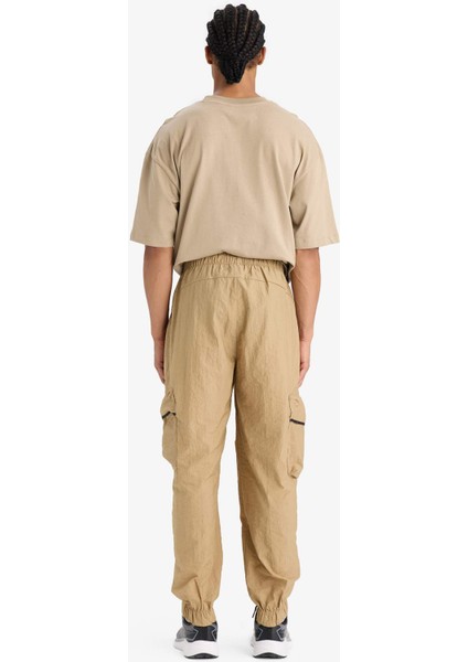 Fit Oversize Geniş Kalıp Kargo Cepli Dokuma Pantolon C1528AX24SM