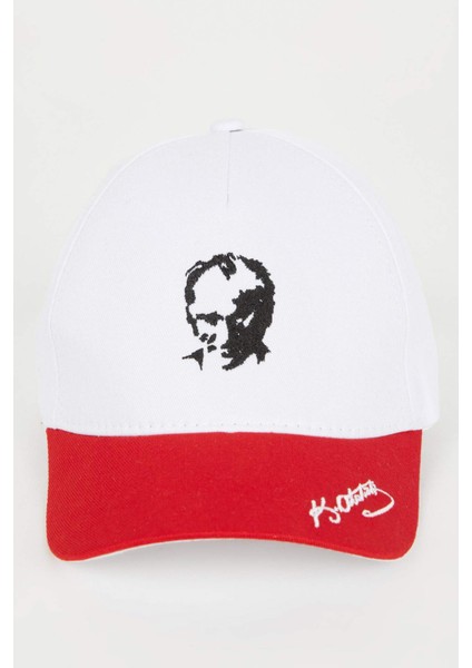Erkek Çocuk Atatürk Baskılı Gabardin Cap Şapka A0399A824SM