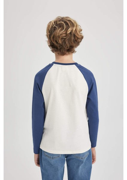 Erkek Çocuk Baskılı Uzun Kollu Tişört C1100A824SP