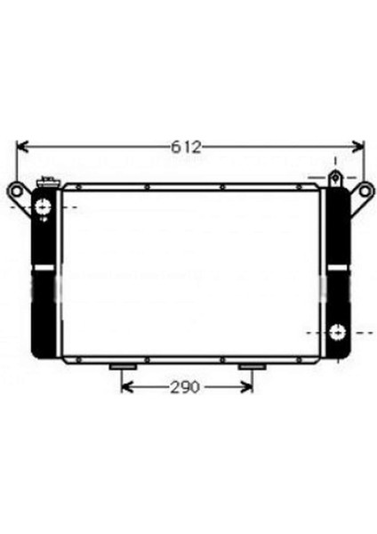 Zengezur Radyatör R12 Tl-Tx-Stw-Toros 475X304X42 Normal 3 Sira Pn Sistem