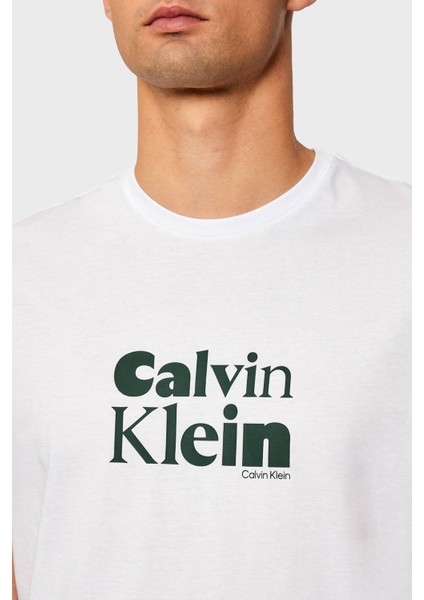 Logolu % 100 Pamuk Regular Fit Bisiklet Yaka T Shirt LV04RD820GYAA Erkek T Shirt LV04RD820G Yaa fırsatları