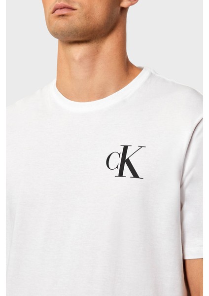 Logolu Pamuklu Regular Fit Bisiklet Yaka T Shirt LV04RD865GYAF Erkek T Shirt LV04RD865G Yaf fırsatları