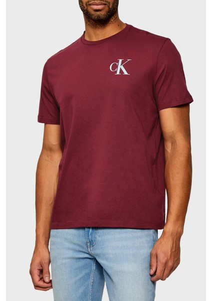 Logolu Pamuklu Regular Fit Bisiklet Yaka T Shirt LV04RD865GWCV Erkek T Shirt LV04RD865G Wcv