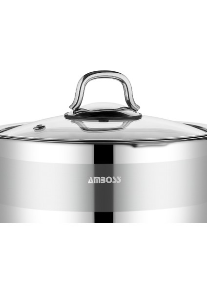 Ambos Saphire Paslanmaz Çelik Cam Kapaklı Sosluk Sütlük 16 Cm modelleri