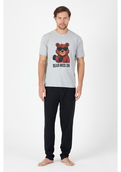 Teddy Bear Erkek Damat Pijama Takımı,kısa Kollu,cepli,mevsimlik 100% Pamuk,çeyiz,damat Bohça fiyatları