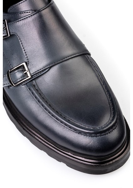 Hakiki Deri, Bağcıksız, Italyan Tasarım, Erkek Deri Ayakkabı