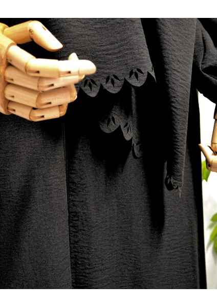 Kendinden Şallı Pamuklu Aerobin Kumaş Kadın Namaz Elbisesi / Ferace – 1-6 Beden Aralığı fırsatları