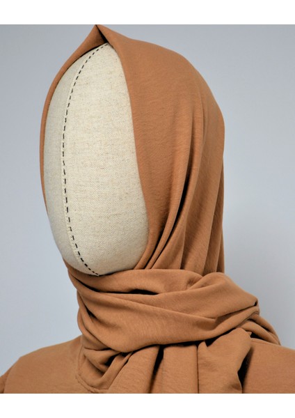 Kendinden Şallı Pamuklu Aerobin Kumaş Kadın Namaz Elbisesi / Ferace – 1-6 Beden Aralığı modelleri