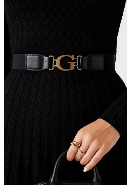 Ls Cn Flare Fit Bisiklet Yaka Kemer Detaylı Mini Triko Elbise W5BK68Z2YJ2 Bayan Elbise W5BK68 Z2YJ2 Jblk fırsatları