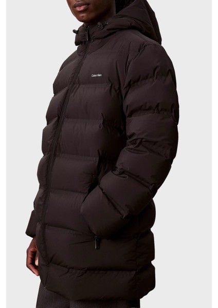 Kapitoneli Logolu Regular Fit Kapüşonlu Mont LV04LD516GUB1 Erkek Mont LV04LD516G Ub1 indirimleri